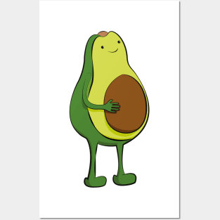 Avocado men Posters and Art